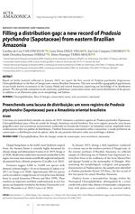 Filling a distribution gap: a new record of Pradosia ptychandra (Sapotaceae) from eastern Brazilian Amazonia